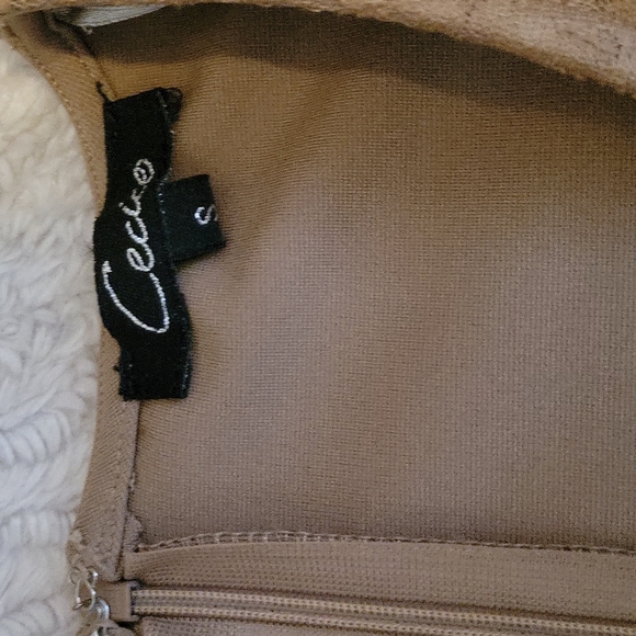 CECICO~ Dress, Tan, S - Picture 7 of 9